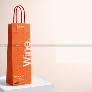 Mẫu in túi giấy đựng rượu