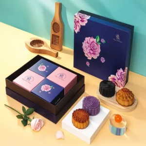 Mẫu in hộp bánh Trung Thu Dạ Nguyệt Minh Châu 4 bánh