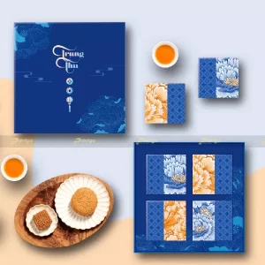 Mẫu in hộp bánh trung thu Mẫu Đơn PG-TT22-22